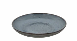 Oldenhof 1821 Serveerbord ø 35 Cm Aardewerk Indigo Spickel Blauw
