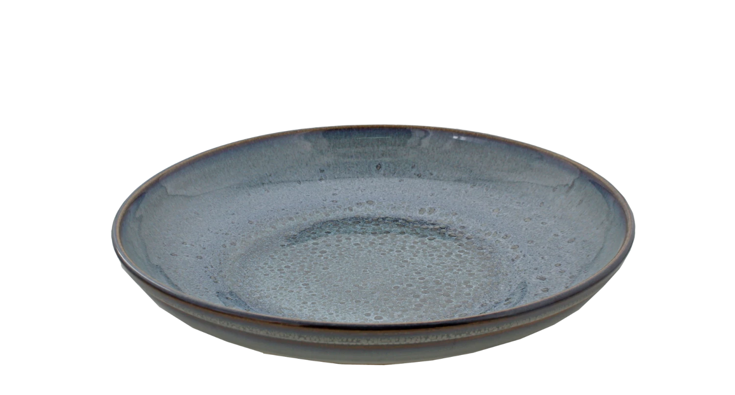 Oldenhof 1821 Serveerbord ø 35 Cm Aardewerk Indigo Spickel Blauw 3 Oldenhof 1821 Serveerbord ø 35 Cm Aardewerk Indigo Spickel Blauw