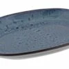 Oldenhof 1821 Ovale Serveerschaal ø 30,5 X 21 Cm Aardewerk Indigo Spickel Blauw -Thuiskeuken 01.757 21.558