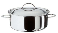 Spring Cristal Braadpan Met Deksel ø 24 Cm Rvs Glans