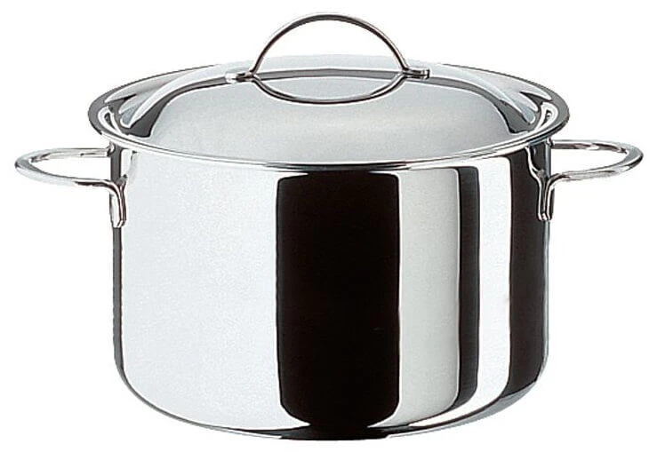 Spring Cristal Kookpan Met Deksel ø 24 Cm Rvs Glans 3 Spring Cristal Kookpan Met Deksel ø 24 Cm Rvs Glans