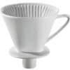 Cilio Koffiefilter Met Mondstuk Maat 4 Keramiek Wit -Thuiskeuken 106091