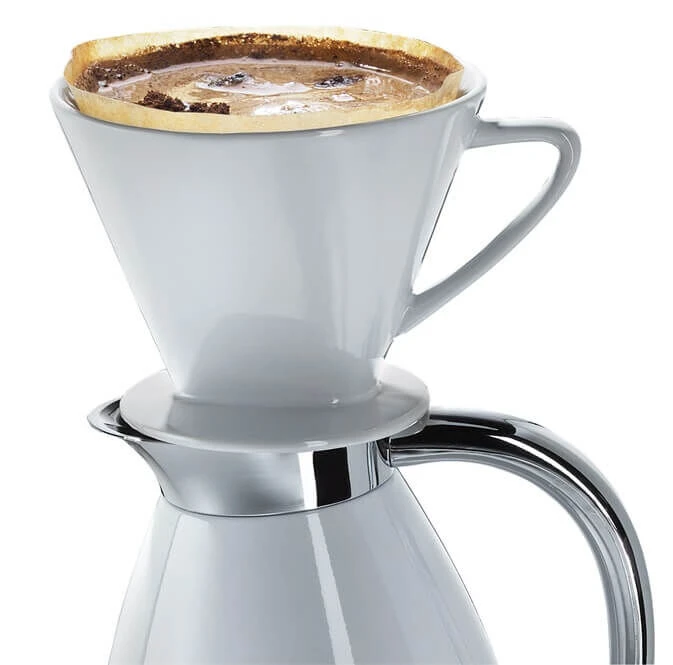 Cilio Koffiefilter Met Mondstuk Maat 4 Keramiek Wit 4 Cilio Koffiefilter Met Mondstuk Maat 4 Keramiek Wit - Image 2
