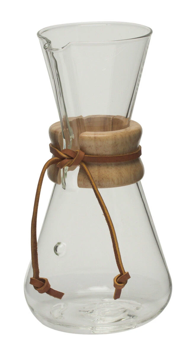 Chemex Classic Filterkoffiemaker 3-kops 475 Ml Glas 3 Chemex Classic Filterkoffiemaker 3-kops 475 Ml Glas