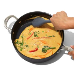 OXO Good Grips Hak- En Roerlepel 31 Cm Silicone Grijs -Thuiskeuken 11281800 hak enroerlepelsiliconengrijs4 6