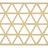 Zone Denmark Triangles Onderzetter 24 X 14 Cm Silicone Lichte Zandkleur -Thuiskeuken 12430