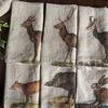 Oldenhof Wild Animals Servet 45 X 45 Cm Linnen 6 Stuks