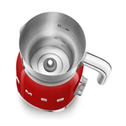 Smeg 50's Style Elektrische Melkopschuimer 600 Ml Rood -Thuiskeuken 18503.970