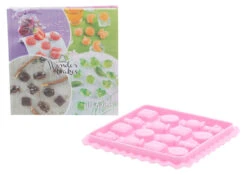 Silikomart Easy Candy BonBon Bakvorm 16 Cm Silicone Roze 2-delig