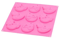 Silikomart Bakvorm My Easter Cookies 8,4 Cm Silicone Roze 9 Stuks