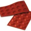 Silikomart Bakmat 15 Tartelettes ø 4 Cm Silicone Bruin