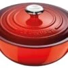 Le Creuset Wok-braadpan 7 Liter ø 32 Cm Gietijzer Kersrood 2 Le Creuset Wok-braadpan 7 Liter ø 32 Cm Gietijzer Kersrood -Thuiskeuken 21114320600430 le creuset
