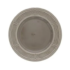 Gien Pont Aux Choux Dessertbord ø 22,5 Cm Aardewerk Taupe