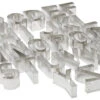 Oldenhof Uitsteekvorm Alfabet Letters 6 Cm Rvs 26-delig -Thuiskeuken 2641 41625 1