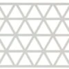 Zone Denmark Triangles Onderzetter 24 X 14 Cm Silicone Lichtgrijs