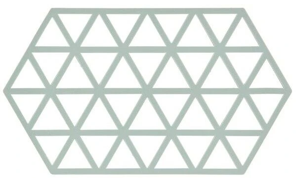Zone Denmark Triangles Onderzetter 24 X 14 Cm Silicone Blauw 3 Zone Denmark Triangles Onderzetter 24 X 14 Cm Silicone Blauw