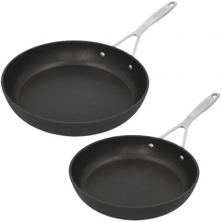 Demeyere Alu Industry Duraslide Koekenpannenset 24 + 28 Cm 3 Demeyere Alu Industry Duraslide Koekenpannenset 24 + 28 Cm