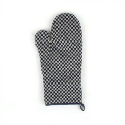 Bunzlau Castle Kleine Ruit Ovenwant Katoen Donkerblauw