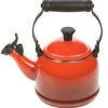 Le Creuset Demi Fluitketel 1,1 Liter Staal Kersrood -Thuiskeuken 3832 23789 1