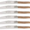 Laguiole En Aubrac Shepherd's Cross Steakmes 11,5 Cm Olijfhout 6 Stuks 1 Laguiole En Aubrac Shepherd's Cross Steakmes 11,5 Cm Olijfhout 6 Stuks -Thuiskeuken 4933 41266 1