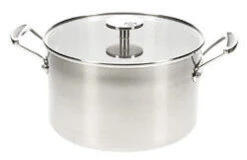 Mauviel M'Cook Kookpan Rond 24 Cm Rvs Glans