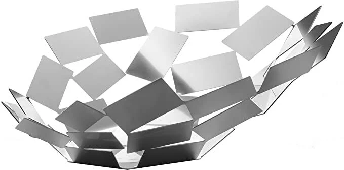 Alessi La Stanza Dello Scirocco Fruitschaal 41,5 X 37,5 Cm Rvs 3 Alessi La Stanza Dello Scirocco Fruitschaal 41,5 X 37,5 Cm Rvs