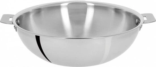 Cristel Casteline Removable Wok ø 28 Cm Rvs 3 Cristel Casteline Removable Wok ø 28 Cm Rvs