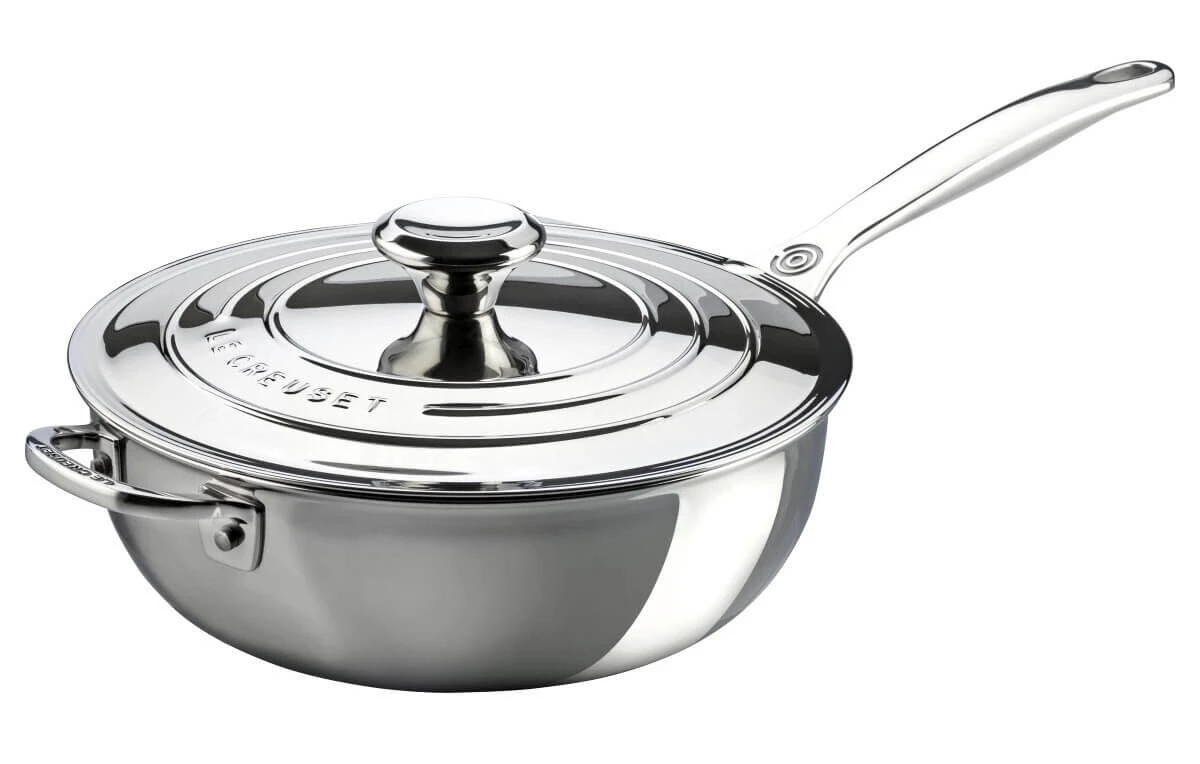 Le Creuset RVS Plus Sauteerpan Met Anti-aanbaklaag En Deksel ø 24 Cm Rvs 3 Le Creuset RVS Plus Sauteerpan Met Anti-aanbaklaag En Deksel ø 24 Cm Rvs