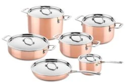 DUCQ Pannenset Voor Inductie Koper 6-delig