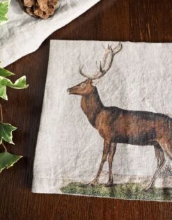 Oldenhof Wild Animals Servet 45 X 45 Cm Linnen 6 Stuks -Thuiskeuken 8