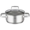 Rösle Charm Lage Kookpan Met Glasdeksel ø 20 Cm Rvs