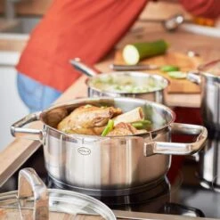 Rösle Charm Lage Kookpan Met Glasdeksel ø 20 Cm Rvs -Thuiskeuken 91934 06