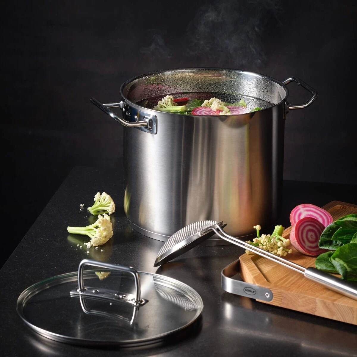 Rösle Expertiso Soeppan Met Glasdeksel ø 24 Cm Rvs 9 Rösle Expertiso Soeppan Met Glasdeksel ø 24 Cm Rvs - Image 7