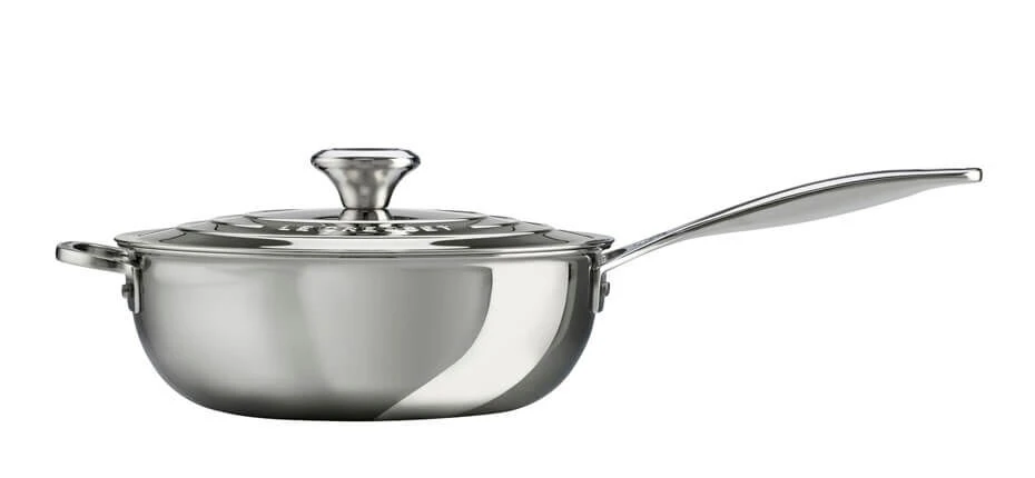 Le Creuset RVS Plus Sauteerpan Met Anti-aanbaklaag En Deksel ø 24 Cm Rvs 4 Le Creuset RVS Plus Sauteerpan Met Anti-aanbaklaag En Deksel ø 24 Cm Rvs - Image 2