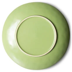 HK Living 70's ACE7078 Kiwi Dinerbord ø 29 Cm Aardewerk 2 Stuks -Thuiskeuken ace7078 lr d 01 1