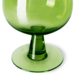 HK Living The Emeralds AGL4473 Wijnglas Laag ø 8,5 Cm Lime Groen 4-delig -Thuiskeuken agl4473 lr b 02g