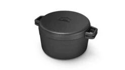 The Bastard Dutch Oven & Griddle Large ø 28 Cm Gietijzer Zwart