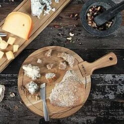 Boska Kaasplank Met Greep Rond ø 16,5 Cm Hout -Thuiskeuken boska sfeerbeeld 2 2