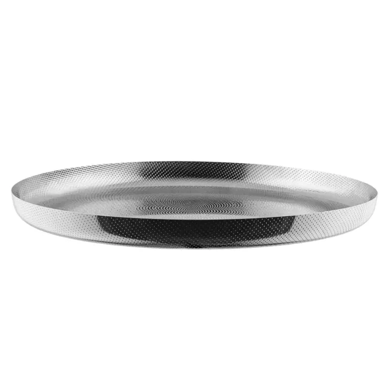 Alessi JM14/35 T Extra Ordinary Texture Jasper Morrison Dienblad ø 35 Cm Rvs 3 Alessi JM14/35 T Extra Ordinary Texture Jasper Morrison Dienblad ø 35 Cm Rvs