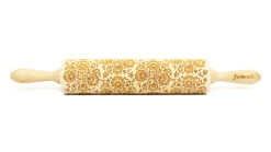 Folkroll Folk Floral Deegroller 43 Cm Beukenhout