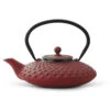 Bredemeijer Asia Xilin Theepot 800 Ml Gietijzer Rood -Thuiskeuken g001r