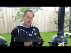 Big Green Egg Half Moon Rooster Voor Extra Large Gietijzer Zwart -Thuiskeuken hqdefault 5