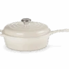Le Creuset Signature Cassadou Braadpan ø 26 Cm Gietijzer Meringue -Thuiskeuken lc 20200116 hl ps fs 21079267164430 001
