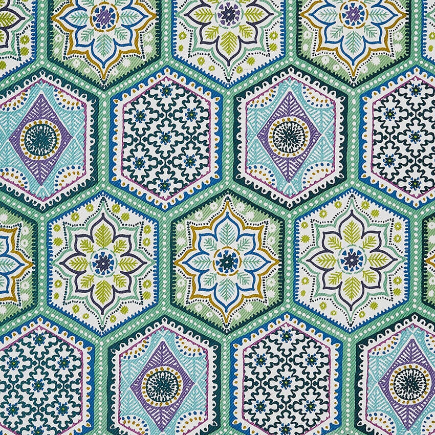 Ulster Weavers Lisbon Tiles Ovenwant Katoen Groen 4 Ulster Weavers Lisbon Tiles Ovenwant Katoen Groen - Afbeelding 2