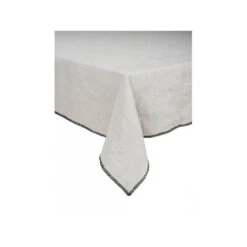 Haomy Letia Tafelkleed 170 X 170 Cm Linnen Betongrijs