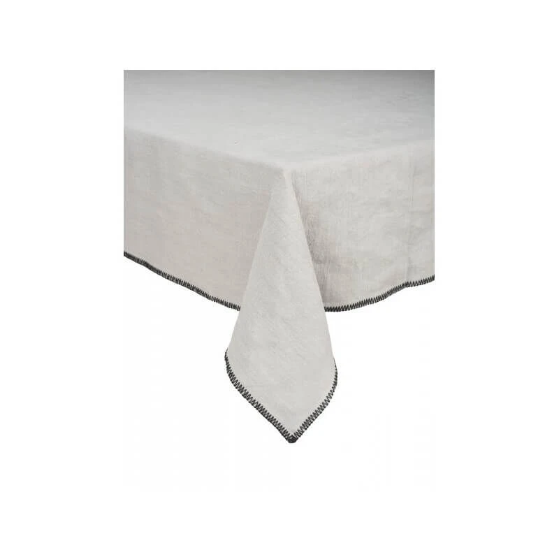 Haomy Letia Tafelkleed 170 X 170 Cm Linnen Betongrijs 3 Haomy Letia Tafelkleed 170 X 170 Cm Linnen Betongrijs