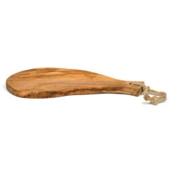Bowls And Dishes Pure Olive Wood Serveerplank Met Handvat Rustique 40 T/m 45 Cm Olijfhout -Thuiskeuken o1845 2