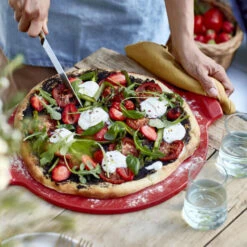 Emile Henry Pizzasteen ø 37 Cm Keramiek Grand Cru -Thuiskeuken pizza rood2 1