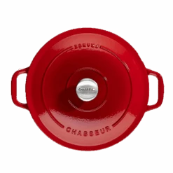Chasseur Braadpan 6,1 Liter ø 28 Cm Gietijzer Rood -Thuiskeuken round casserole rubis01 2