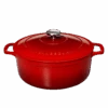 Chasseur Braadpan 6,1 Liter ø 28 Cm Gietijzer Rood -Thuiskeuken round casserole rubis02 2